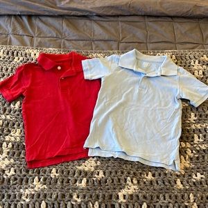 The children’s Place bundle of red and blue polo